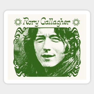 Rory Gallagher /// Retro Tribute Fanart Design Magnet